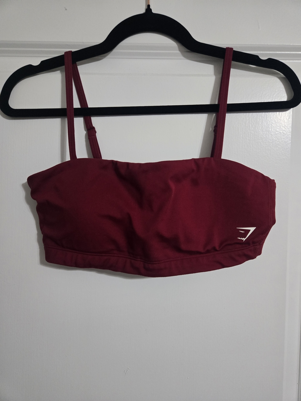 Gymshark Women's Burgundy Bandeau Bra